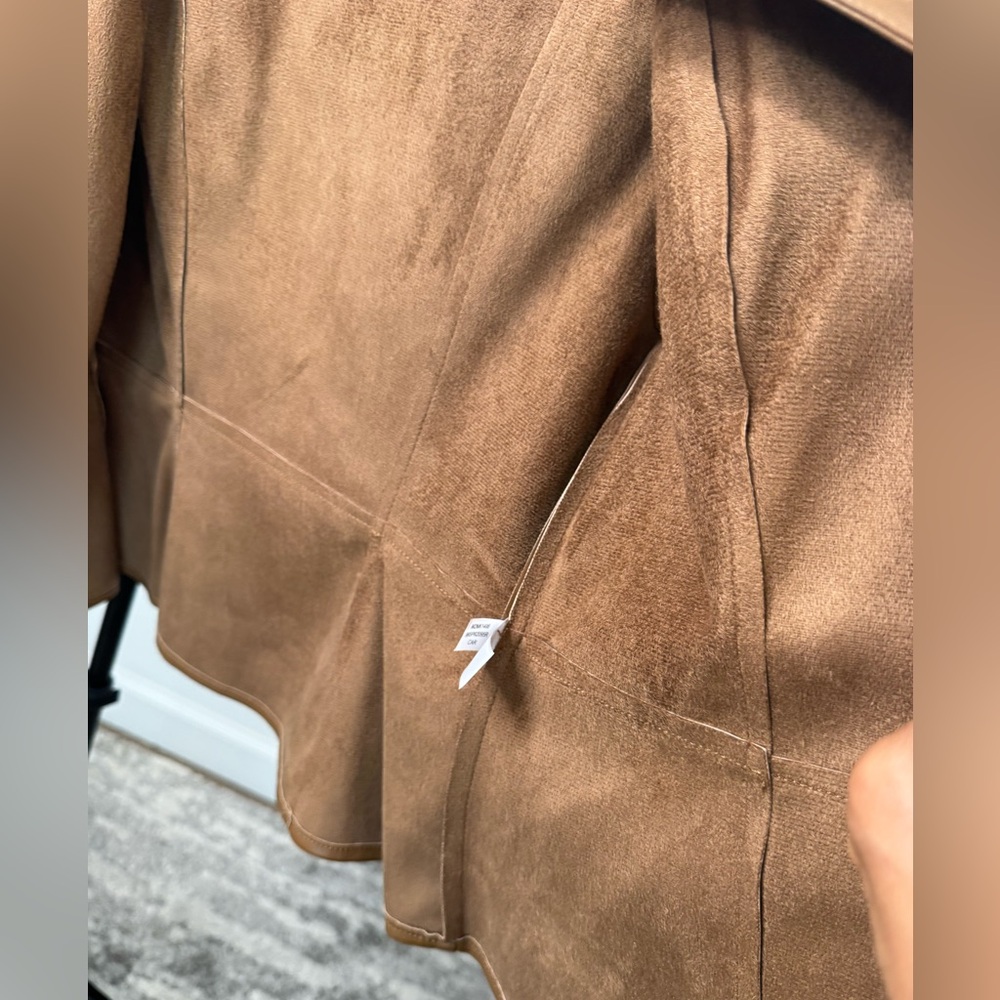 Marc New York Tan Leather Vest - Picture 11 of 15